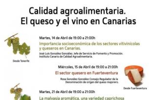 Los Centros de la UNED de Canarias dedica un curso al queso y el vino del Archipiélago