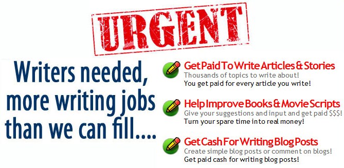 GET PAID WRITING ARTICLE